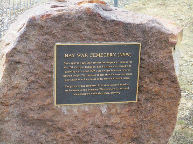 Hay War Cemetery | Monument Australia
