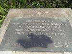 First Settlement Inscription : 2007