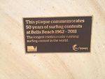 50 Years Of Surfing Contests Plaque: 19-09-2013