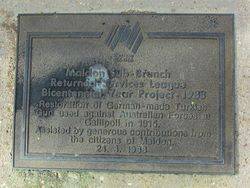 Bicentenary Plaque : 25-March-2015