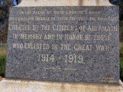 War Memorial Inscription : 11- September-2014