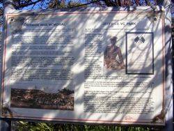 War Memorial Historical Sign : 11- September-2014