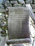 Alonzo Spragg Inscription