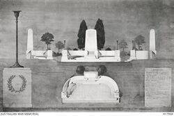 1920s : Design drawing (Australian War Memorial H17904)