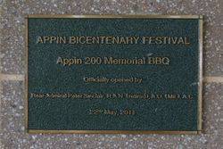 Memorial Plaque: 20-July-2015
