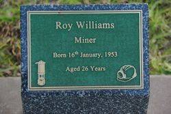 Williams Plaque: 20-July-2015