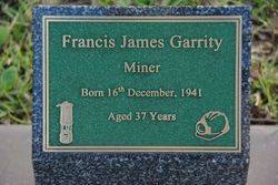 Garrity Plaque: 20-July-2015