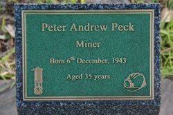 Peck Plaque:20-July-2015