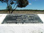 Arrest Creek Police Memorial Inscription