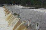 Audley Causeway in Flood : 19-02-2014