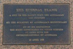 Eternal Flame Plaque : 18-March-2015