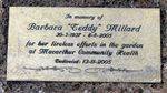 Barbara Millard : 14-May-2013