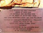 Batavia Mutineers  Inscription