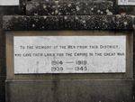 Berry War Memorial : 17-January-2011