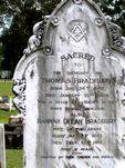 Bradbury Headstone Closeup