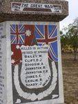 Breeza War Memorial Closeup : 16-August-2014