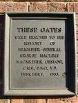 Macarthur-Onslow Plaque : 16-June-2014