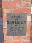 Cameron and Gallagher Memorial Plaques : 30-December-2012