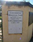 Canowindra Memorial Gates & Park : 29-April-2012