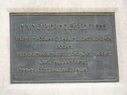 Charles Sturt Inscription