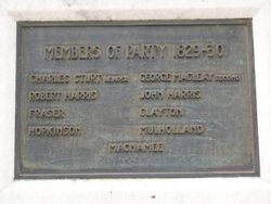 Charles Sturt Inscription