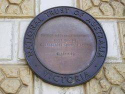 National Trust Plaque : 30-October-2014