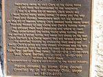 Clark Bartlett Memorial    Plaque
