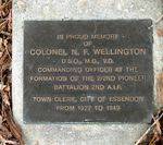 Colonel N. F. Wellington : 23-January-2012