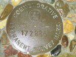 Commemorative Survey Plaque Closeup