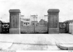 Former location at Grahame Park (Australian War Memorial : H17908)
