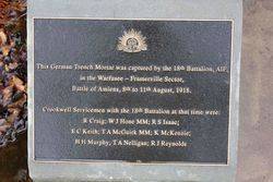 Trench Mortar Plaque: 25-September-2016