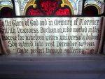 Deaconess Buchanan Inscription : 22-07-2013