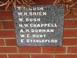 Methodist Memorial Wall Trustees Plaque: March 2014
