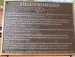 Disbandment Plaque