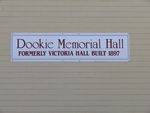 Dookie Memorial Hall : 12-May-2013