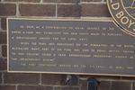 Dreadnought Old Boys Inscription 1/ April 2013