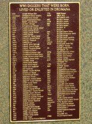 WW1 Honour Roll: 31-July-2016 (Sandra Brown)