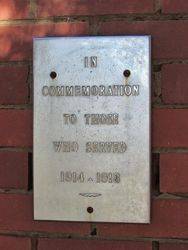 WW1 Inscription : 26-March-2015