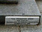 East Brisbane War Memorial Foundation stone