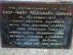 East West Telegraph Inscription 2