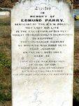 Edmund Parry Tombstone