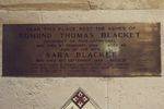 Interment Plaque : March 2014