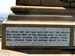 Epitaph Inscription