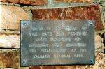 Eric Pederick Inscription