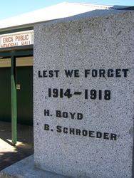 WW1 Honour Roll : 29-October-2014