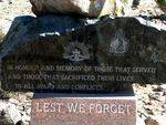 Eucla War Memorial Inscription