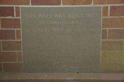 Plaque Inscription : 15-March-2015