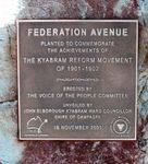 Federation Avenue : 21-July-2012