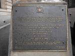 First Flag Ceremony Plaque