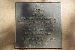 First Fleet Plaque Inscription : September-2014